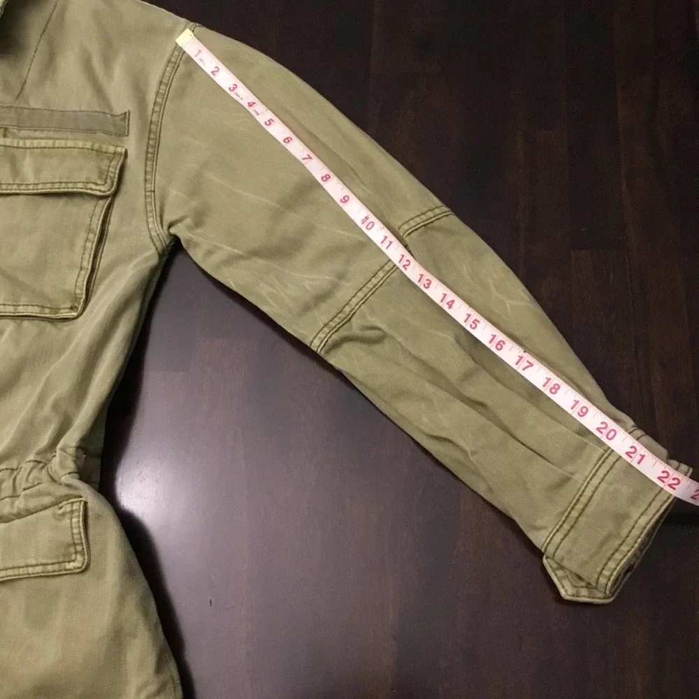 Free People Seize The Day Military Oversized Jacket Size XS